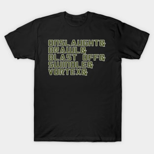 Combat Names T-Shirt